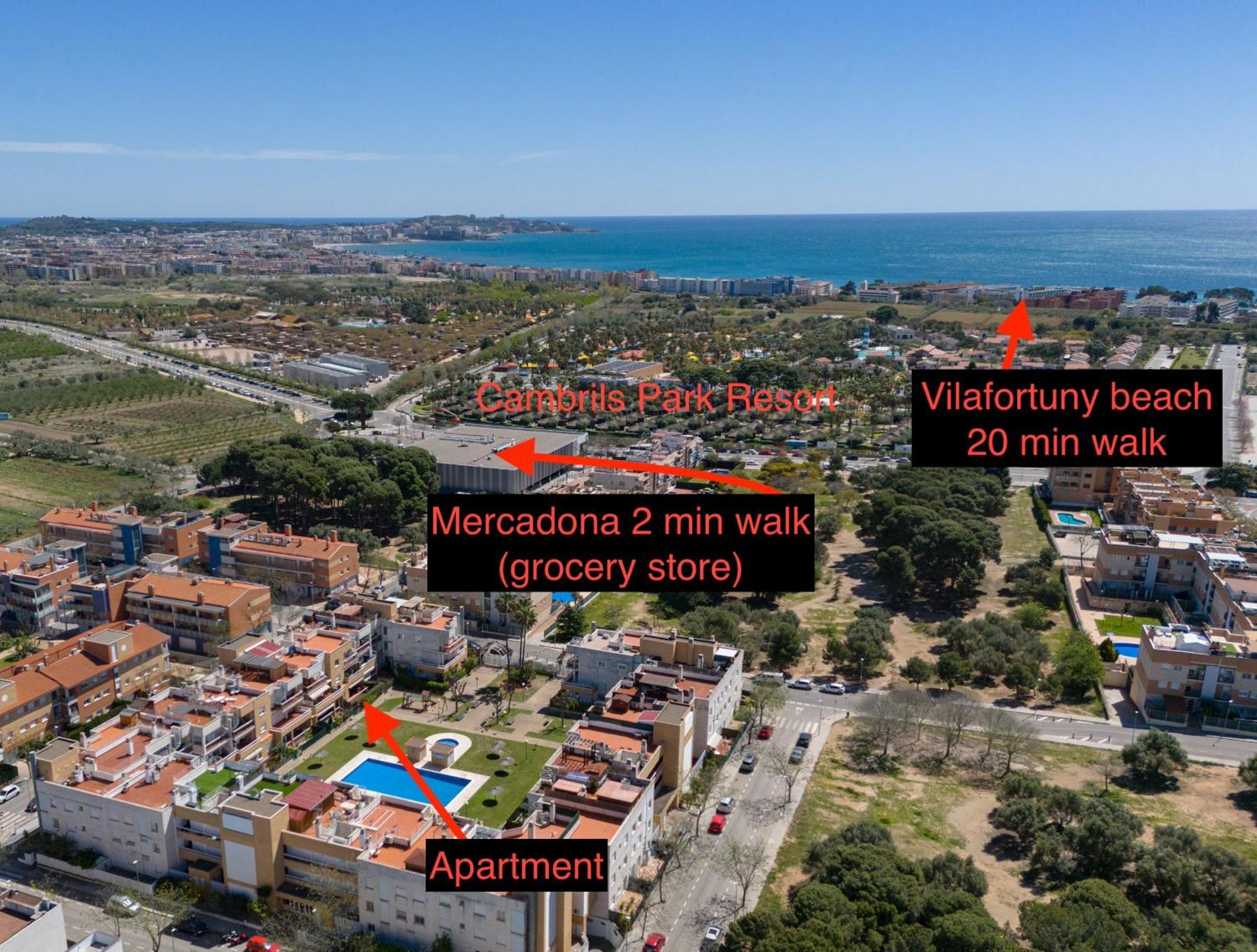 Cambrils Haven:2Br+2Bth+Wf+Pool Apartment Екстериор снимка